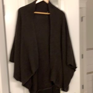 Eileen Fisher cashmere open front sweater